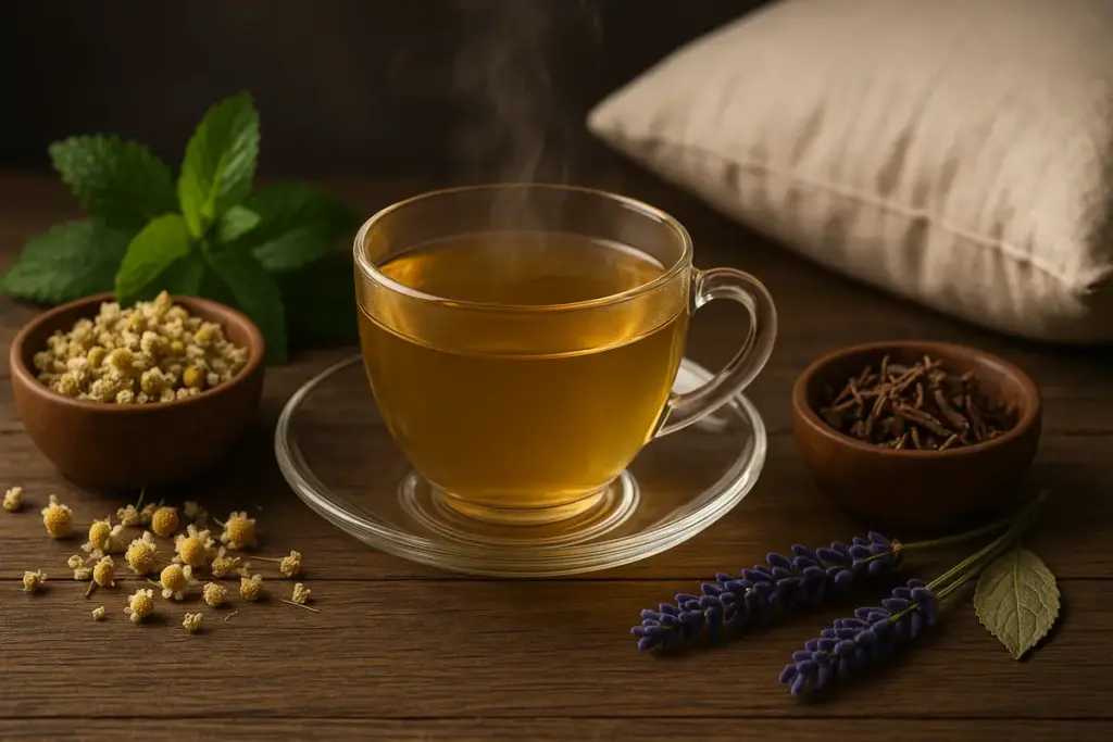 Tisane rilassanti prima di dormire: Ingredienti specifici che favoriscono il sonno profondo