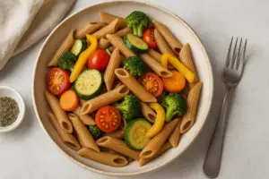 Pasta integrale con verdure: Il dettaglio che trasforma il piatto in un alleato della linea