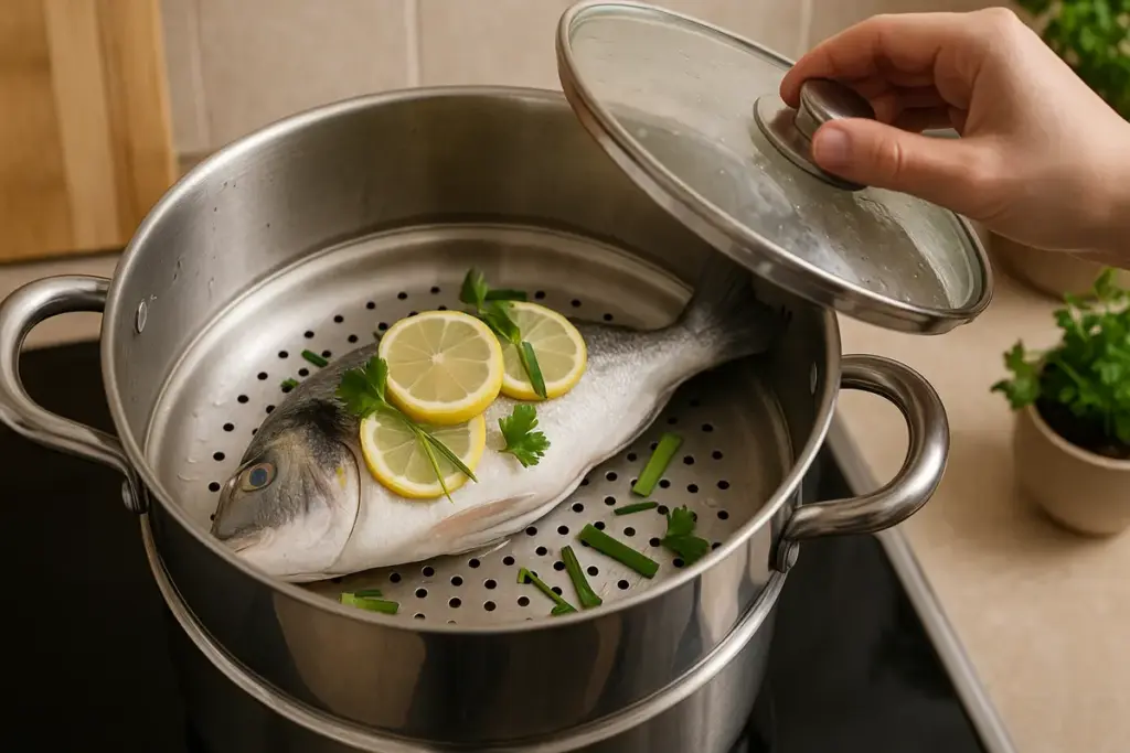 Come cucinare il pesce al vapore senza grassi? Il metodo che protegge sapore e principi nutritivi