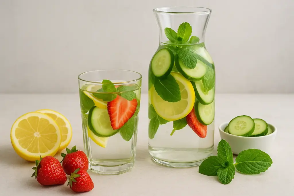Acqua aromatizzata fatta in casa: Elementi che potenziano l’idratazione e il gusto senza zucchero