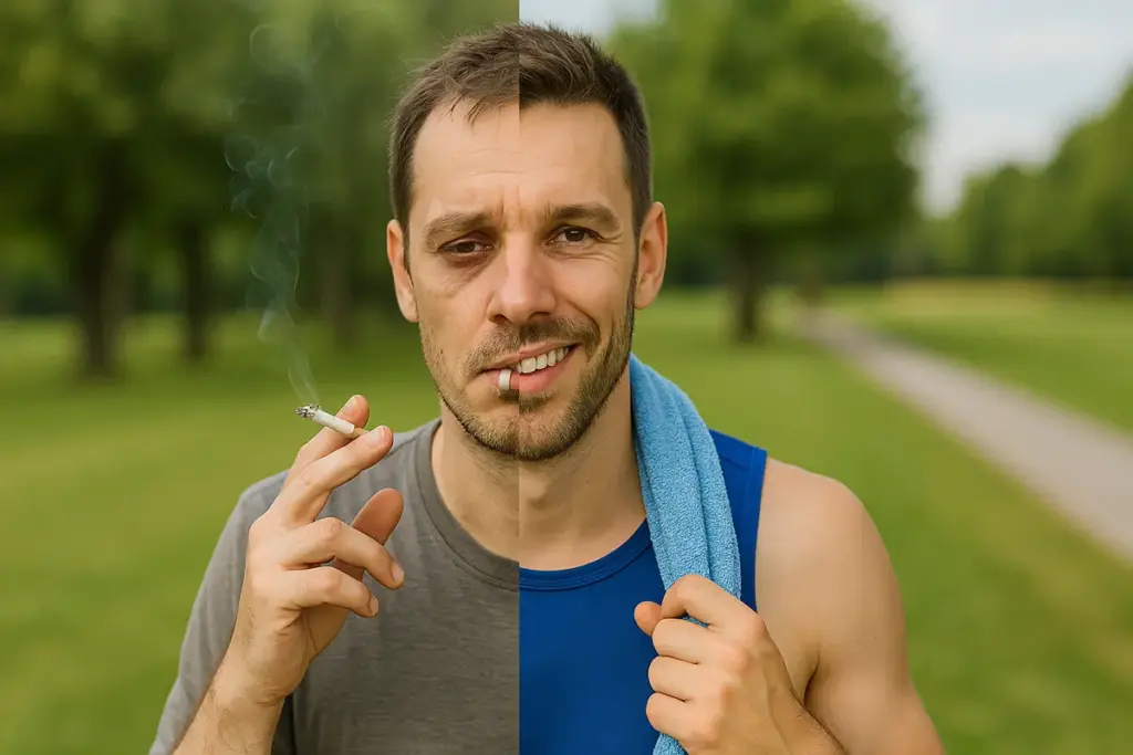Smettere di fumare e stile di vita attivo: Effetti visibili che motivano il cambiamento