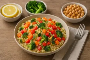 Cous cous con verdure per un pranzo veloce e leggero: Abbinamenti che potenziano i benefici nutrizionali