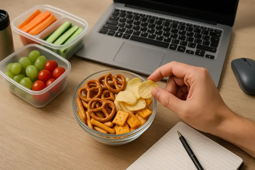 Snack salati light da portare in ufficio: Gli errori più comuni che compromettono la leggerezza