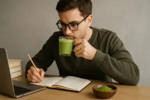 Matcha e concentrazione: Il motivo per cui è scelto da chi studia o lavora tanto