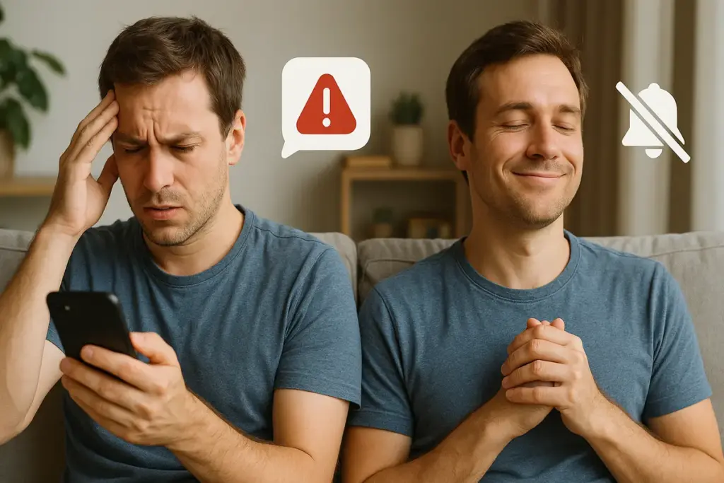Come cambiano i livelli di stress nei giorni senza notifiche? Il risultato ti sorprenderà