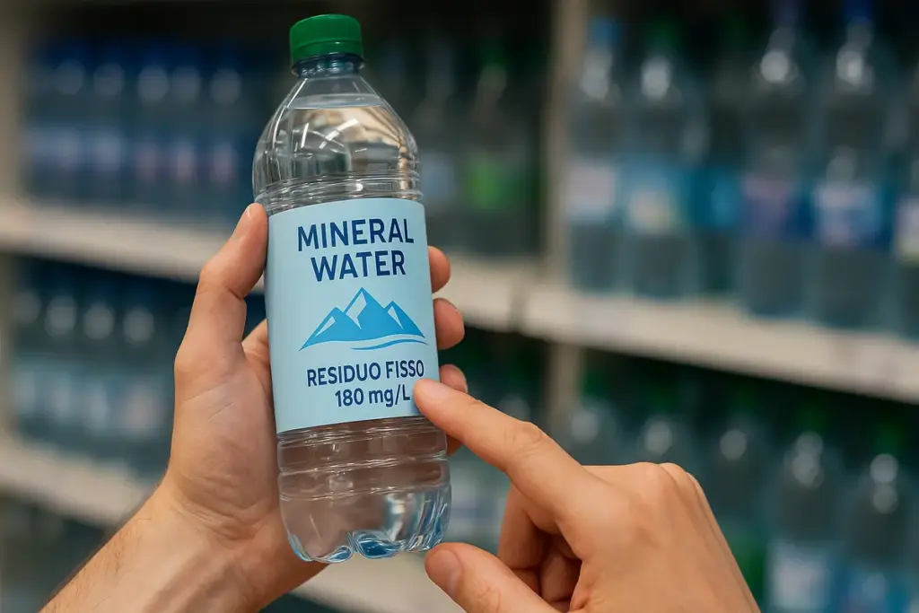 Come riconoscere un’acqua minerale davvero salutare? Il criterio utile sull’etichetta