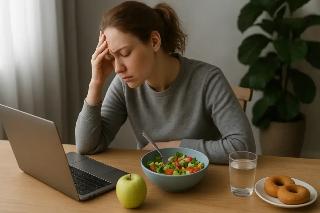 Abitudini alimentari e stress: Le strategie efficaci per mangiare meglio nei periodi difficili