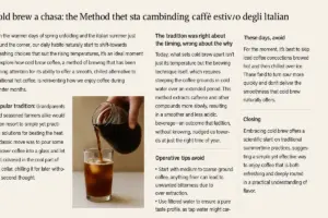 Cold brew a casa: il metodo che sta cambiando il caffè estivo degli italiani