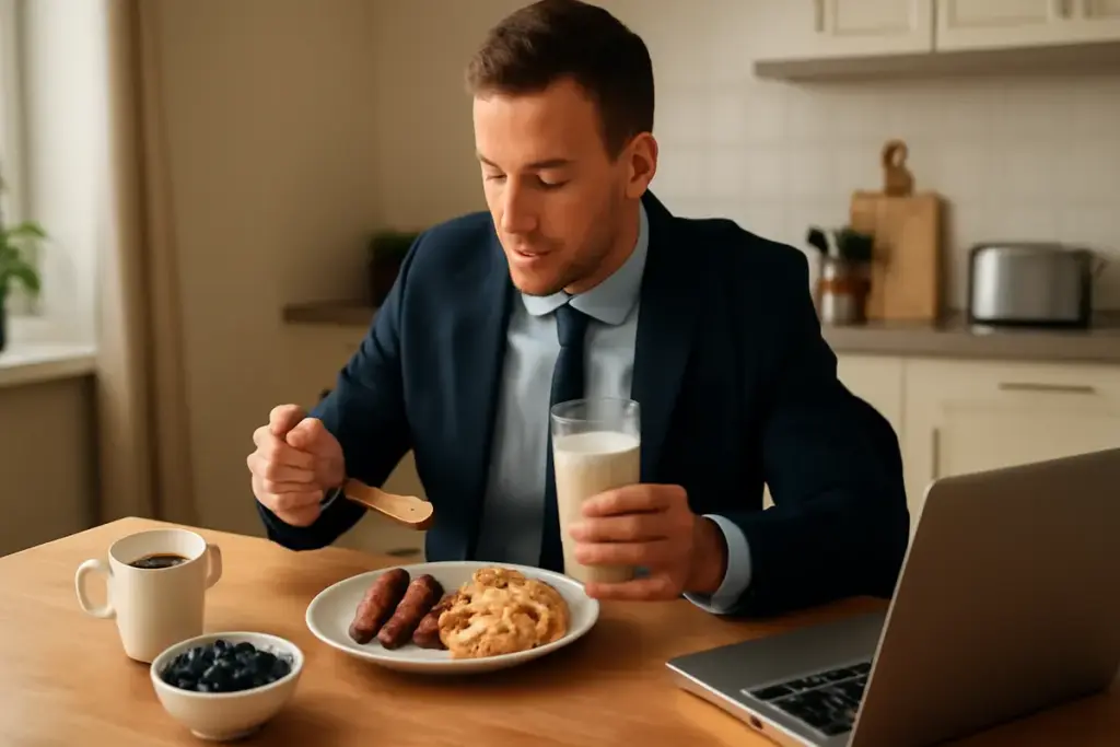 Colazione proteica prima di andare in ufficio: come regge l’energia fino al pranzo