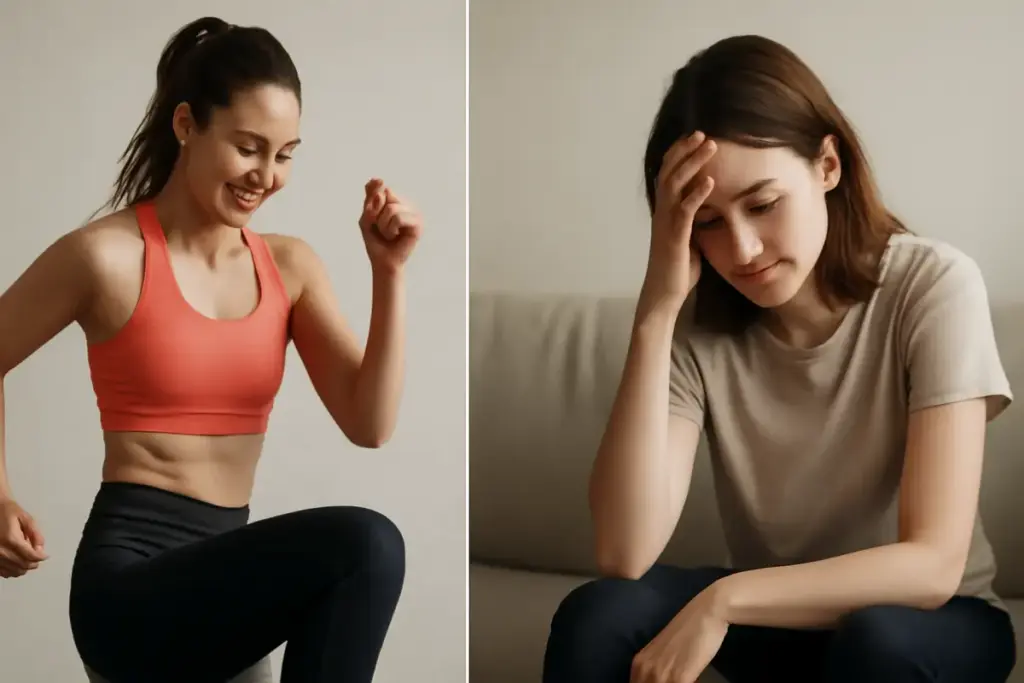 Sport aerobico e umore: perché smettere una settimana fa sentire la differenza