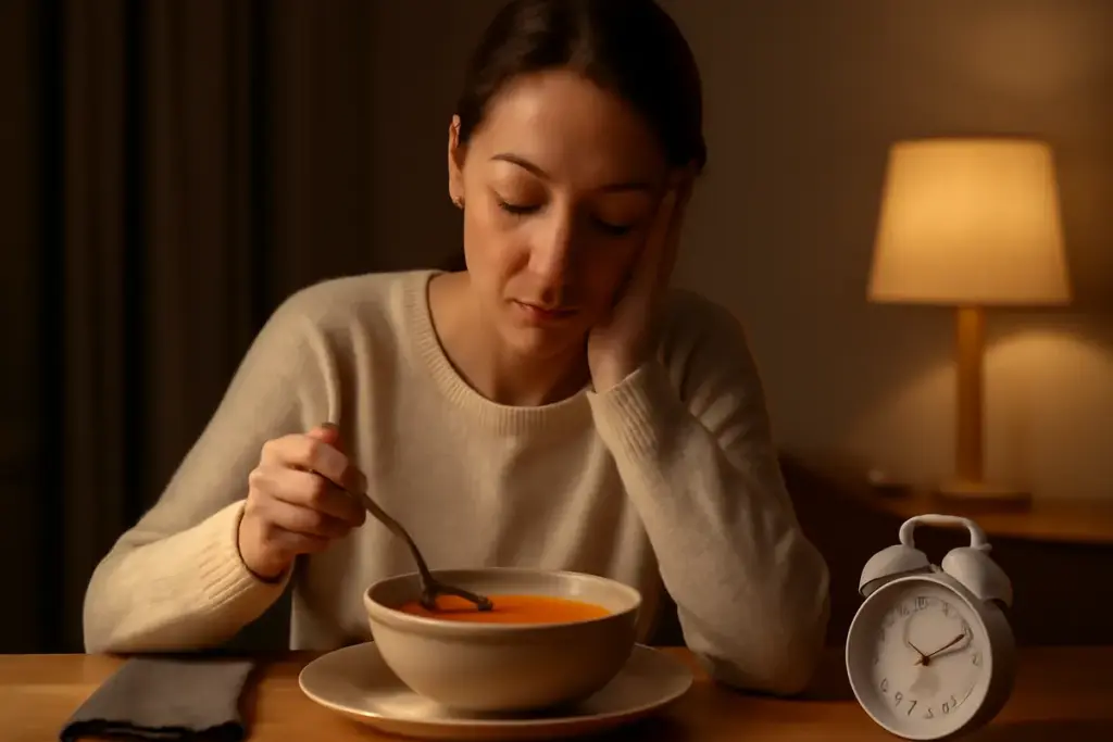 Vellutata fredda o calda a cena: la versione che digerisce meglio la sera