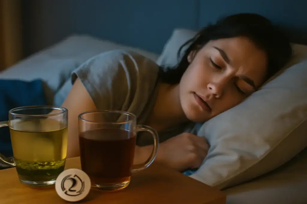 Tè verde o tè nero la sera: quale evitare per non disturbare il sonno