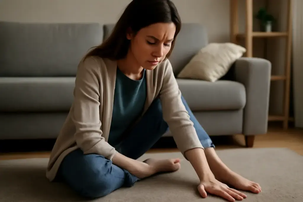 Esercizi di grounding per la tensione acuta: il senso spesso trascurato che calma