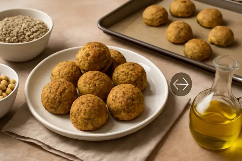 Polpette di legumi al forno: la variante che non assorbe olio in cottura